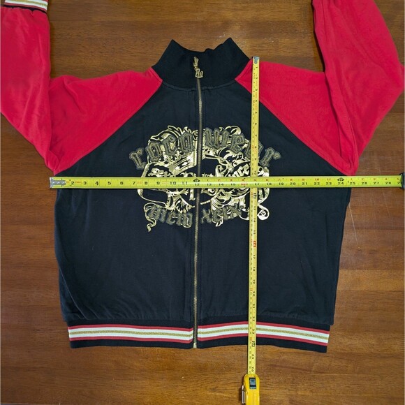 ROCAWEAR Unisex Track Jacket 90s Hip Hop Street Wear Unisex Reversible 2XL Kids - Picture 11 of 12